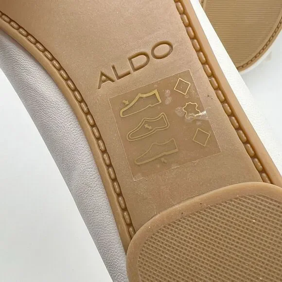 Aldo Women's Flats White Tassels Ballerina Shoes Size 7.5 - Picture 8 of 10